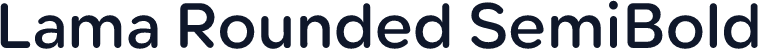 Lama Rounded SemiBold