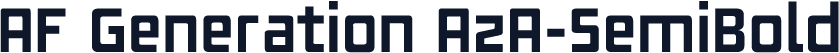 AF Generation AzA-SemiBold