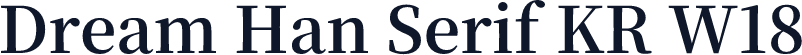 Dream Han Serif KR W18
