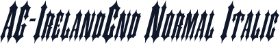 AG-IrelandCnd Normal Italic