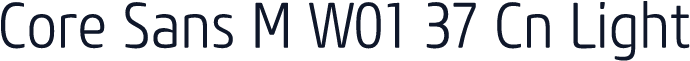 Core Sans M W01 37 Cn Light
