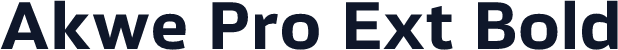 Akwe Pro Ext Bold