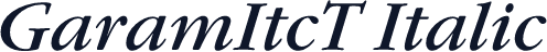 GaramItcT Italic
