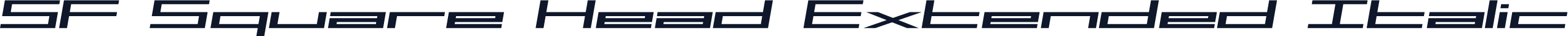 SF Square Head Extended Italic