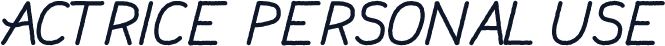 Actrice Personal Use