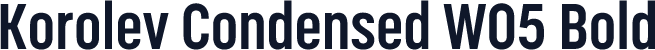 Korolev Condensed W05 Bold