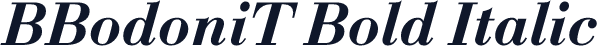 BBodoniT Bold Italic