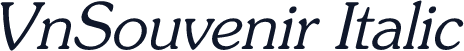 VnSouvenir Italic