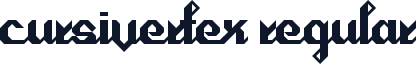 Cursivertex Regular