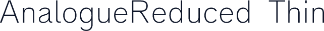 AnalogueReduced-Thin