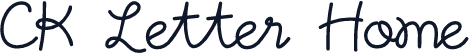 CK Letter Home