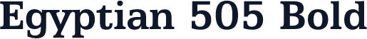 Egyptian 505 Bold