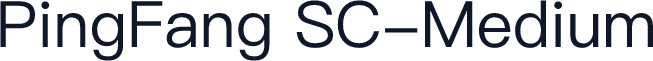 PingFang SC-Medium