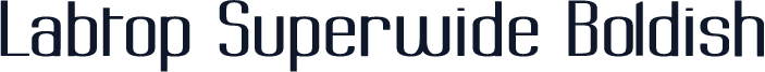 Labtop Superwide Boldish