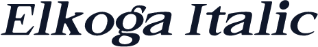 Elkoga Italic