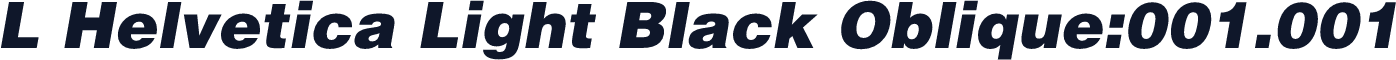 L Helvetica Light Black Oblique:001.001