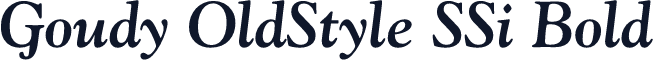 Goudy OldStyle SSi Bold