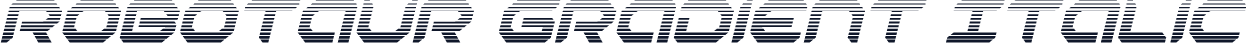 Robotaur Gradient Italic