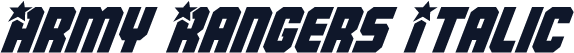 Army Rangers Italic