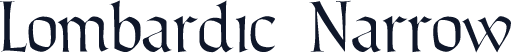Lombardic Narrow