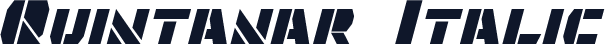 Quintanar Italic
