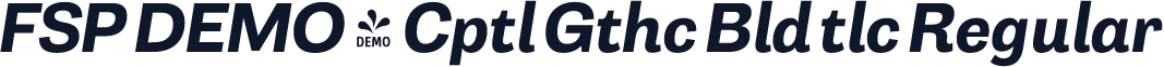 FSP DEMO - Cptl Gthc Bld tlc Regular