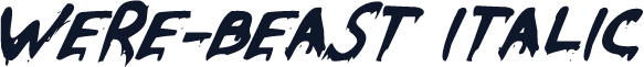Were-Beast Italic