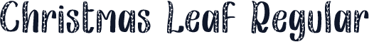Christmas Leaf Regular
