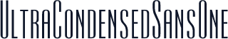 UltraCondensedSansOne