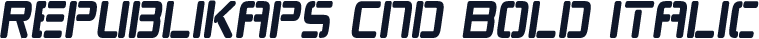 Republikaps Cnd Bold Italic