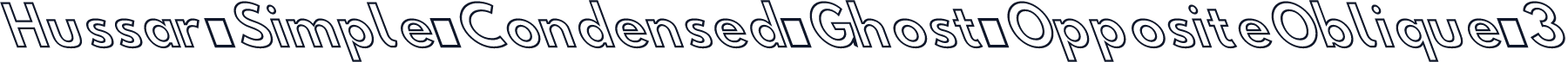 Hussar Simple Condensed Ghost OppositeOblique 3