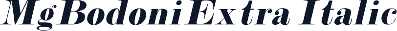MgBodoniExtra Italic