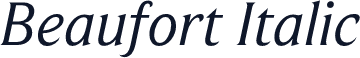 Beaufort Italic