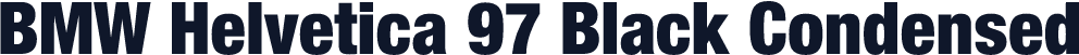 BMW Helvetica 97 Black Condensed
