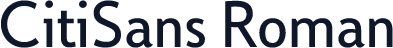 CitiSans Roman