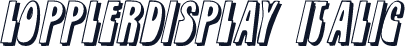 LopplerDisplay Italic