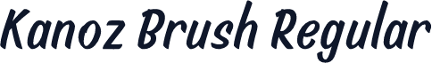 Kanoz Brush Regular