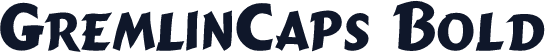GremlinCaps Bold