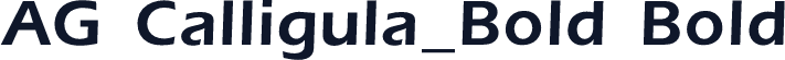 AG Calligula_Bold Bold