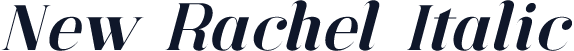 New Rachel Italic