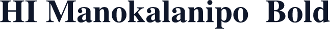 HI Manokalanipo  Bold