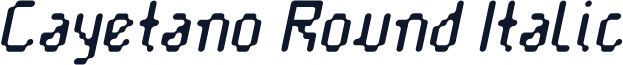 Cayetano Round Italic