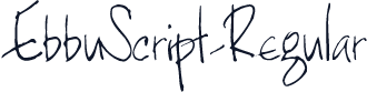 EbbuScript-Regular
