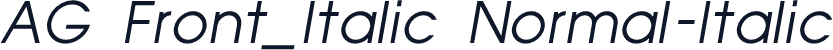 AG Front_Italic Normal-Italic