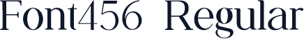 Font456 Regular