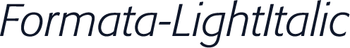 Formata-LightItalic