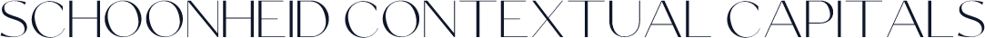 Schoonheid Contextual Capitals