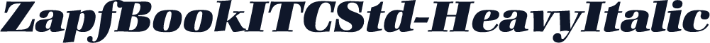 ZapfBookITCStd-HeavyItalic