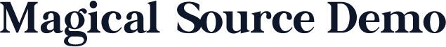 Magical Source Demo