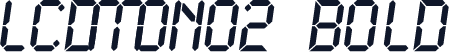 LCDMono2 Bold